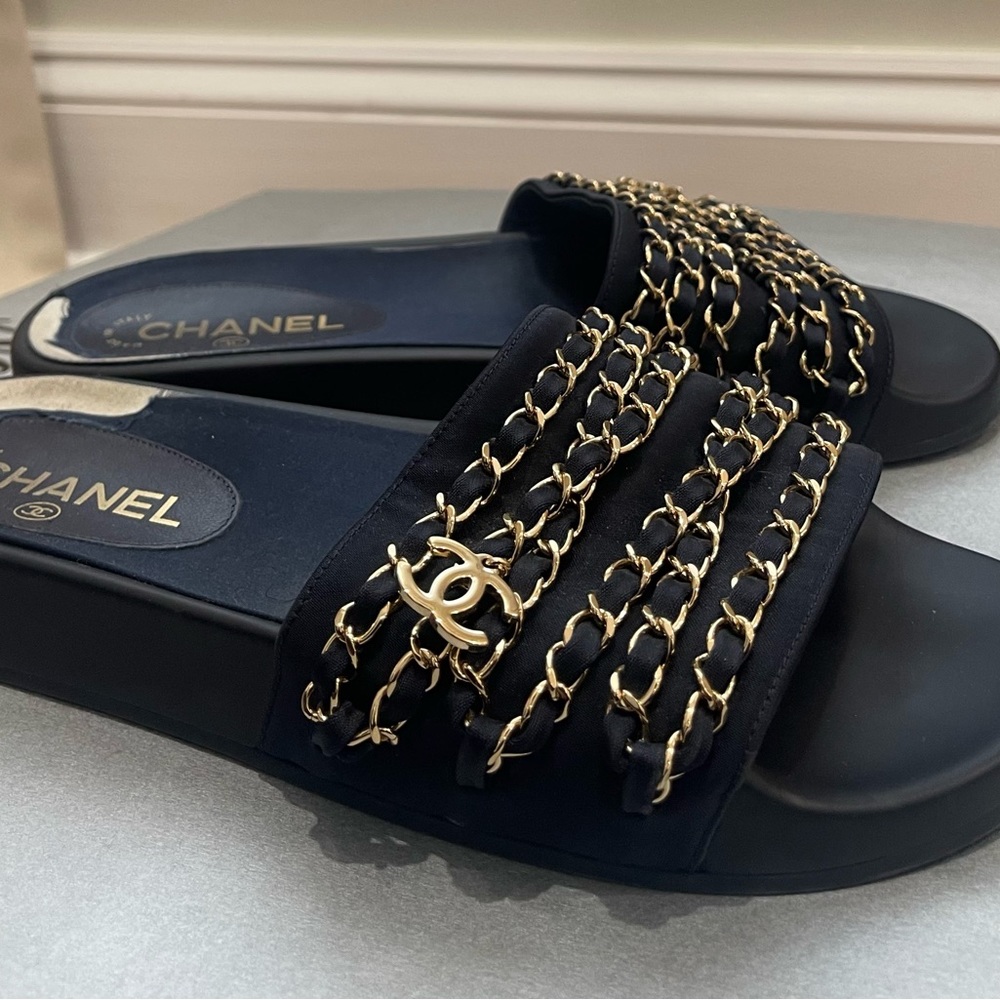 Chanel Chain Slides